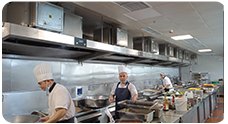 Commercial kitchen installation