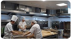Hotel kitchen installation