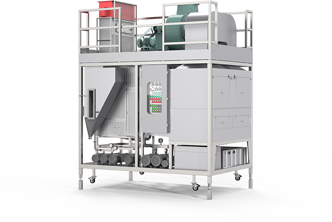 Kleanland incineration fume purification system