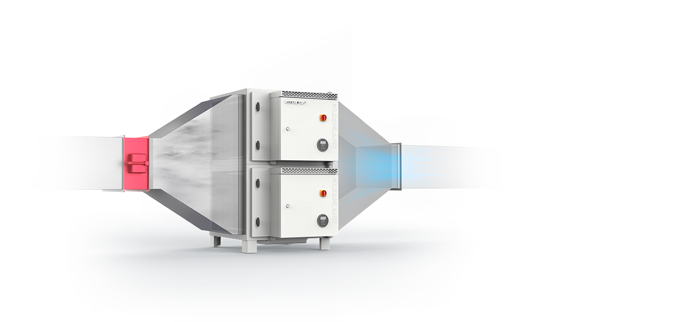 Kleanland in-duct commercial ESP filter